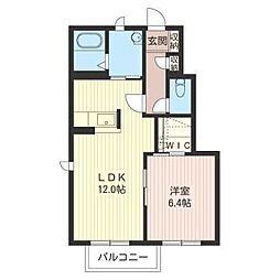 パークシティさやか 1LDKの間取図画像