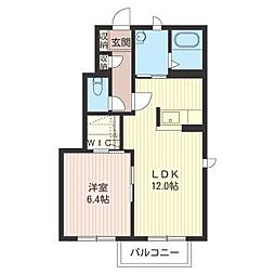パークシティさやか 1LDKの間取図画像