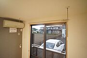 【室内物干し器具（ホスクリーン）】部屋干しできるホスクリーンは、雨の日や花粉の多い時期に重宝します♪