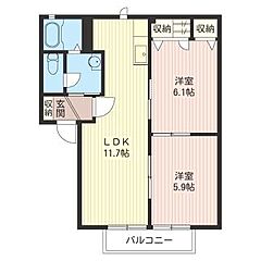 物件の間取り