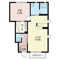 サニーコートダイドーL 1LDKの間取図画像