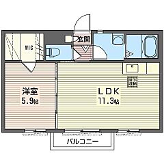 物件の間取り