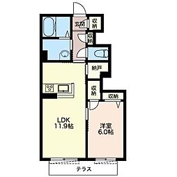 間取図画像 1LDK
