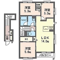 ウィステリア湘南3 3LDKの間取図画像