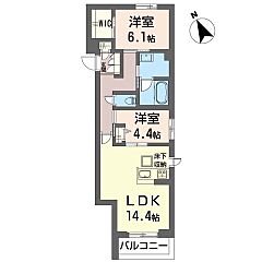 物件の間取り