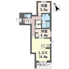 物件の間取り