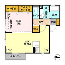 プルミエカーム 102 ｜ 群馬県前橋市上大島町166-6（賃貸アパート1LDK・1階・42.14㎡） その2