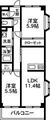 物件の間取り