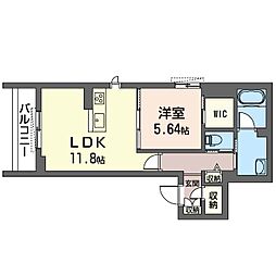 MAISONDEPARC 1LDKの間取図画像