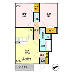 物件の間取り
