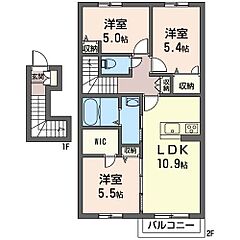 物件の間取り