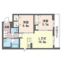 物件の間取り