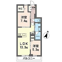 物件の間取り