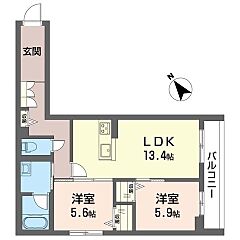 物件の間取り
