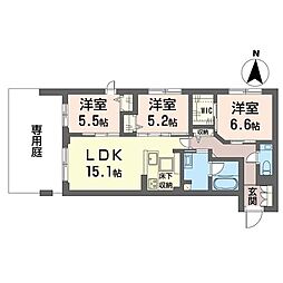 レフィシア 3LDKの間取図画像