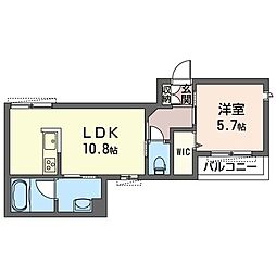 R&Yレジデンス2 1LDKの間取図画像