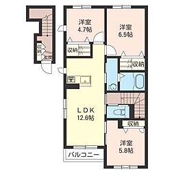 間取図画像 3LDK