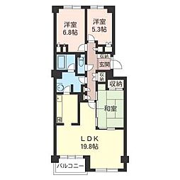 間取図画像 3LDK