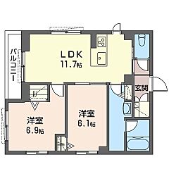 物件の間取り
