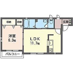 物件の間取り