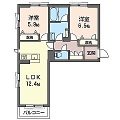 物件の間取り