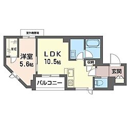 ジョイアークス湘南藤沢 1LDKの間取図画像