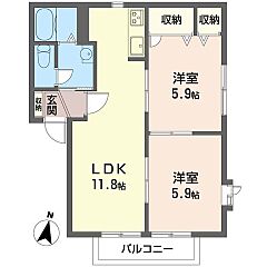 物件の間取り