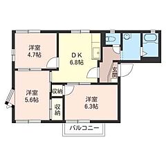 物件の間取り