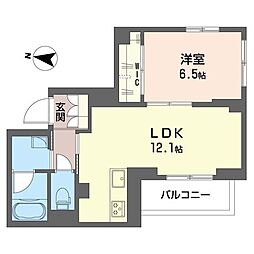 アルバ スギナミ 1LDKの間取図画像