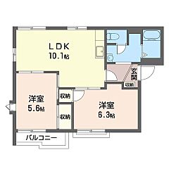 物件の間取り
