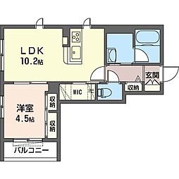 間取図画像 1LDK