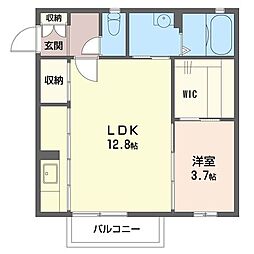 間取図画像 1LDK