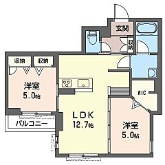 物件の間取り