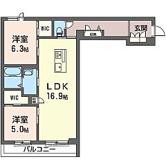 物件の間取り