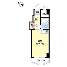 フラッツ西千葉 ワンルームの間取図画像