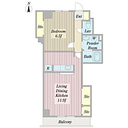 間取図画像 1LDK
