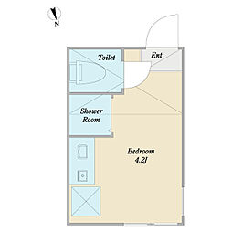 テラス与野本町 ワンルームの間取図画像