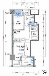 ラティエラ横濱大通り公園 1LDKの間取図画像