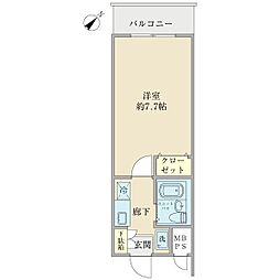 マイステージ立川 1Kの間取図画像