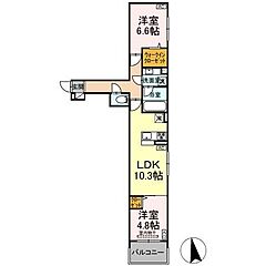 物件の間取り