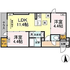 物件の間取り