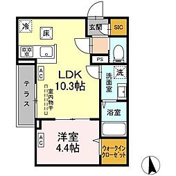 間取図画像 1LDK