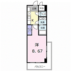 物件の間取り
