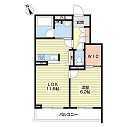 マホラ 1LDKの間取図画像