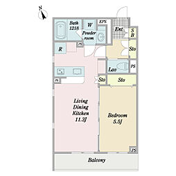 間取図画像 1LDK