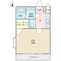 間取図画像 1K