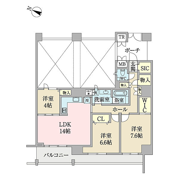 間取りを拡大表示