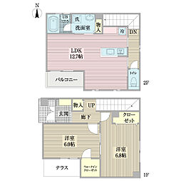 ルーナソーレ 2LDKの間取図画像