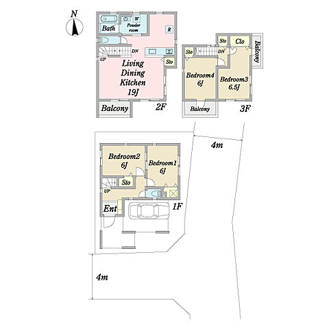 間取り 板橋区赤塚新町2丁目