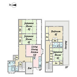 ウイング成田西 4LDKの間取図画像